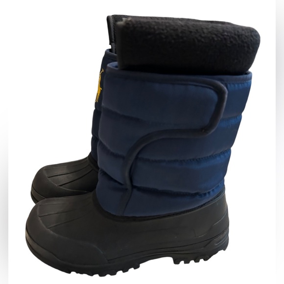 Kids Polo Ralph Lauren Winter Boots SZ 3 - Picture 9 of 10
